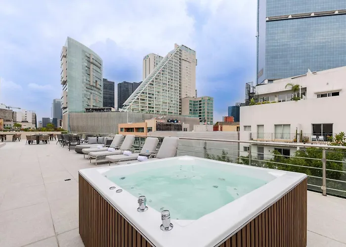 507 Capitalia Modern 1br With Rooftop Jacuzzi And Gym México DF